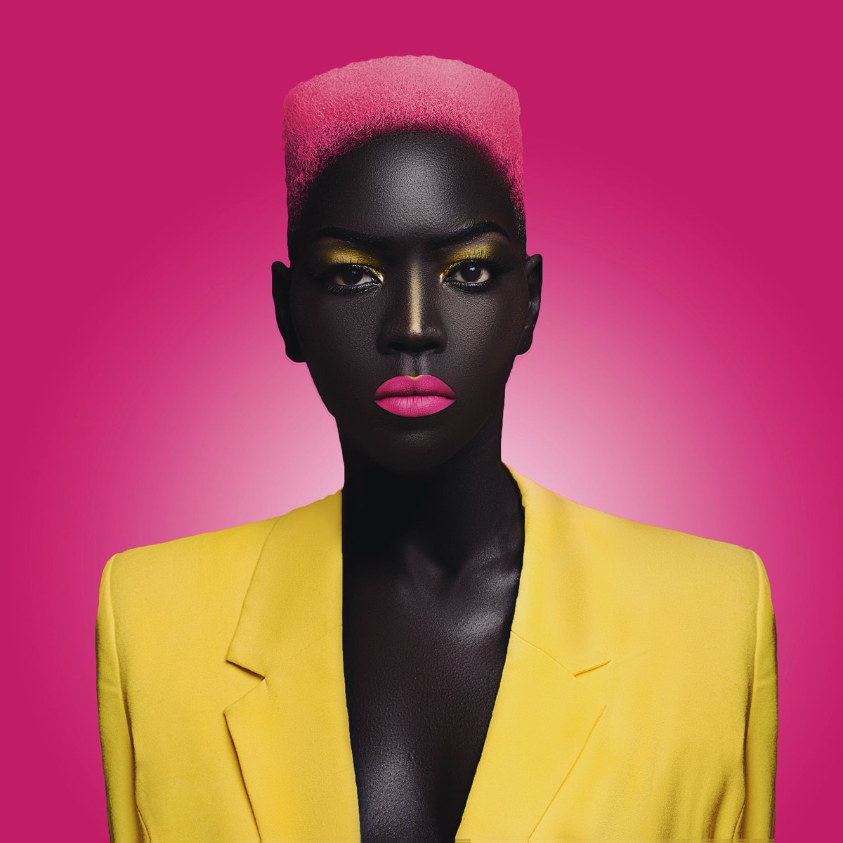 Sudanese Model Nyakim Gatwech Enters Guinness Book Of Records For Having The Darkest Skin Tone On Earth