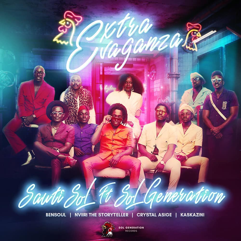 Sauti Sol New Song Extravaganza Featuring Bensoul, Nviiri the Storyteller, Crystal Asige & Kaskazini Official HD Video