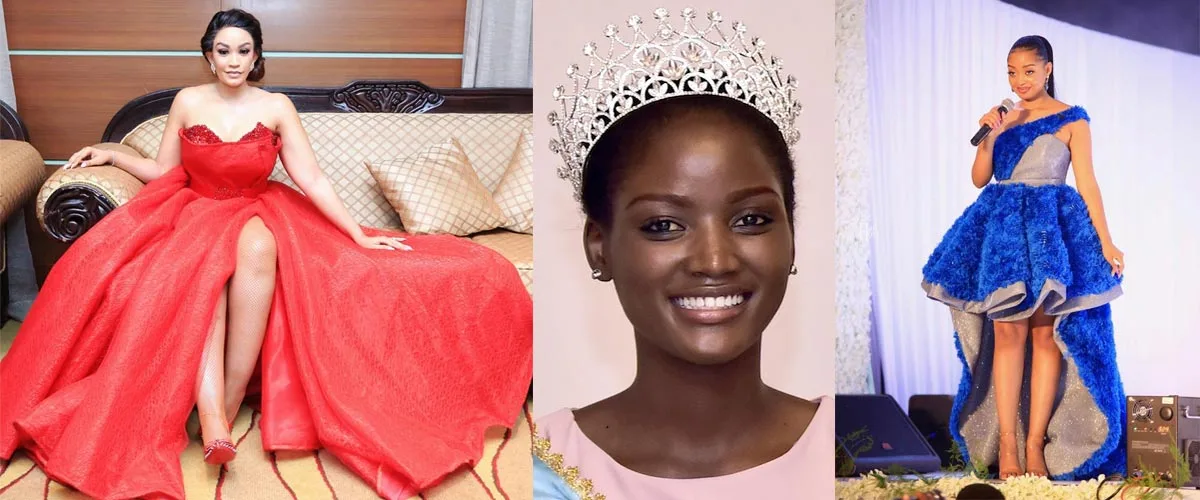 Zari Embarrass Anita Fabiola during the Miss Uganda beauty pageant