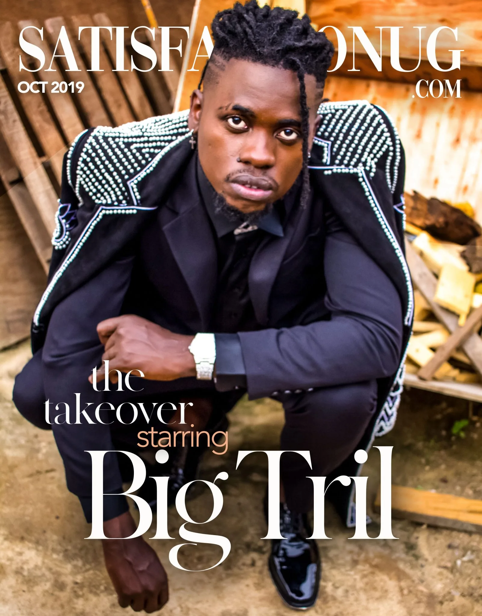 Ugandan Rapper Big Tril Lands Satisfashion UG’s October 2019 Digital Cover