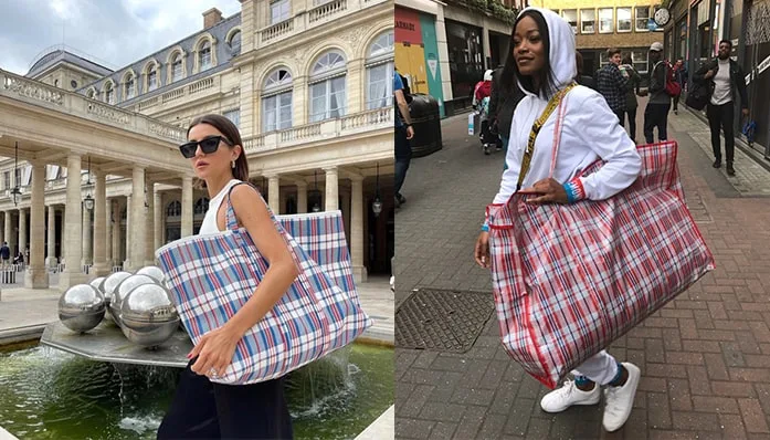 Luxury Brand Balenciaga’s $3000 take on the Plastic Storage Bag, Commonly Know as Osuofia Bag