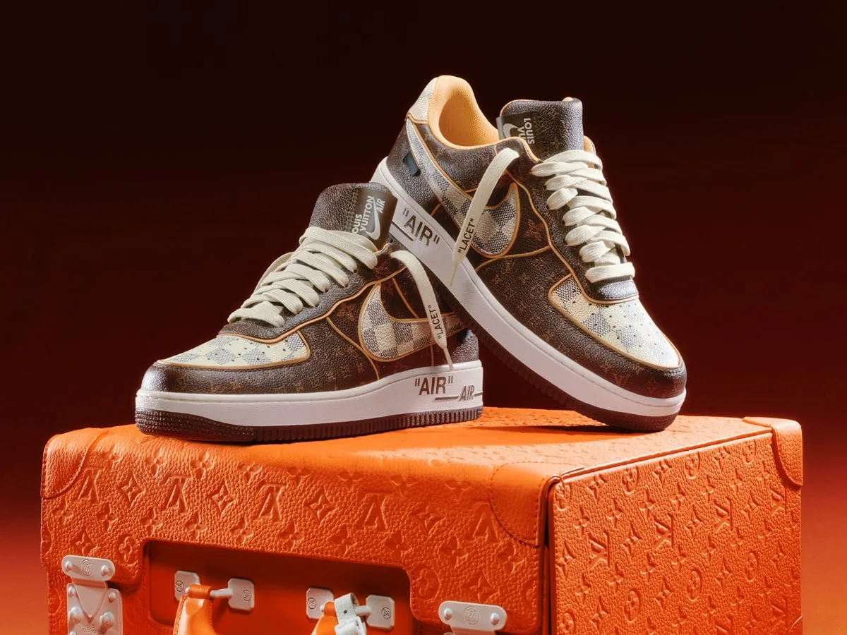 Louis Vuitton and Nike “Air Force 1” Sneakers by Virgil Abloh Beating Auction Estimates