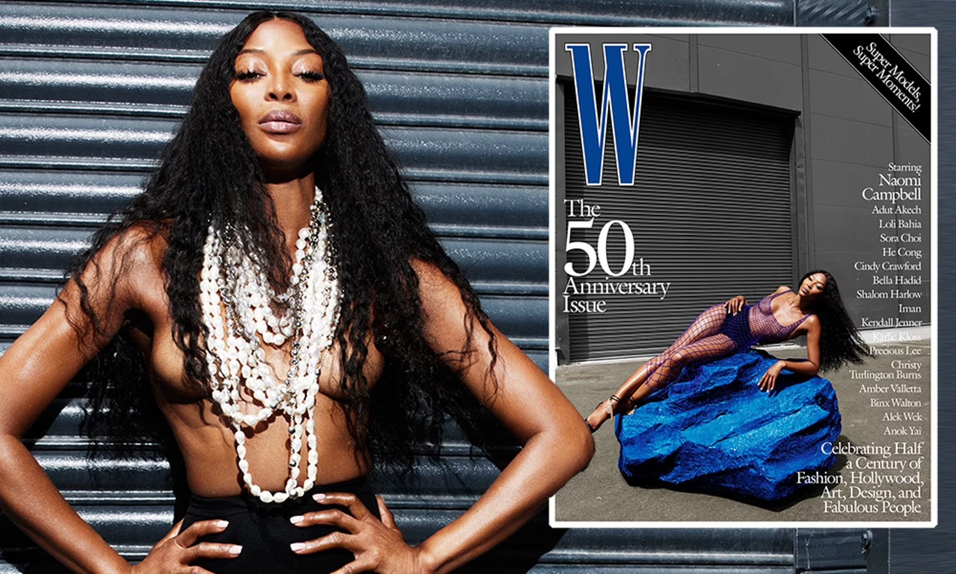 African Fashion Model: African Supermodels Iman, Adut Akech, Anok Yai, and Alek Wek Have Been Selected for W Magazine’s 50th Anniversary Issue